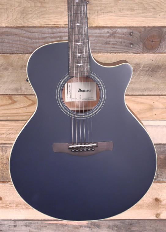 Ibanez AE100 Acoustic/Electric Guitar Dark Tide Blue Flat