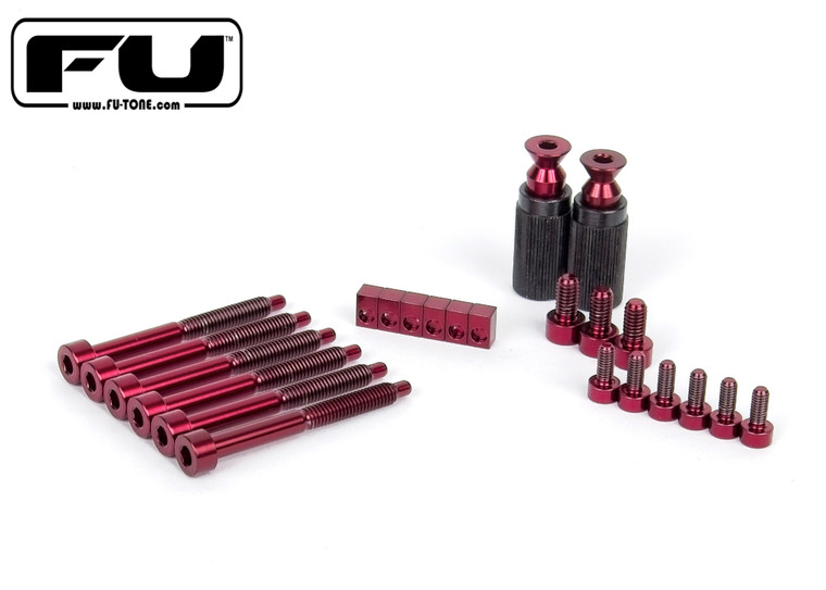 FU-Tone Titanium Hardware Upgrade Kit – Red
