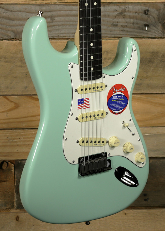 Fender Jeff  Beck Stratocaster Electric Guitar Surf Green w/ Case "Mint Condition"