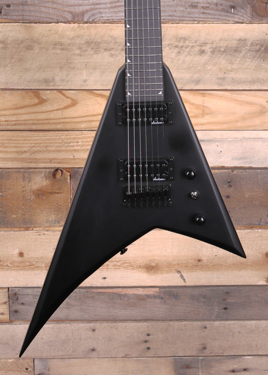 Jackson JS Series Rhoads JS22-7 RR HT 7-String Electric Guitar Satin Black "Excellent Condition"