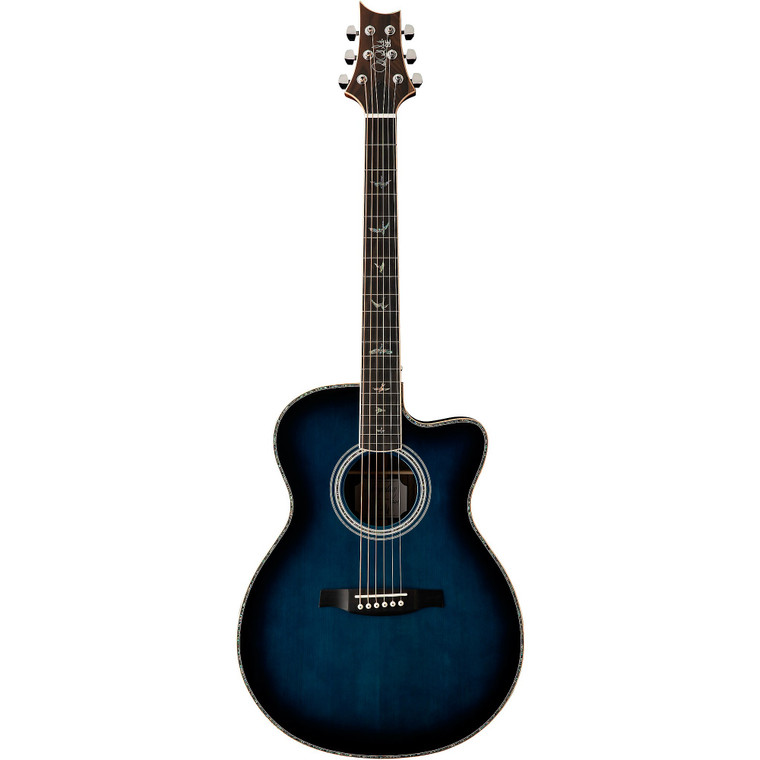 PRS SE A60E Acoustic/Electric Guitar Cobalt Blue Burst w/ Case