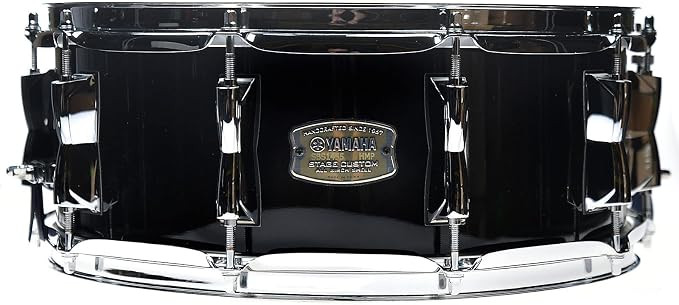 YAMAHA Stage Custom Birch Snare - Raven Black - 14 x 5.5