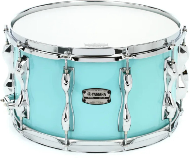 Yamaha Recording Custom Snare Drum - 8 x 14-inch - Surf Green Birch with 1.6mm Triple-flanged Hoops