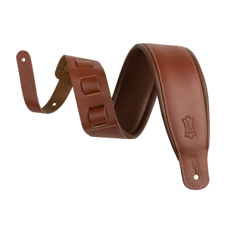 Levy's Amped Leather Series - Walnut - 1