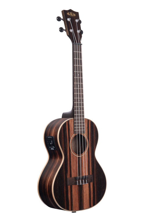 Kala Striped Ebony Tenor Ukulele w/ EQ - 1