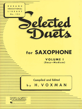 Rubank Selected Duets for Saxophone - Vol 1