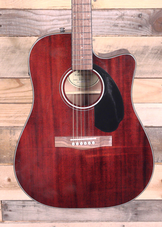 Fender CD-60SCE Acoustic/Electric Guitar Natural w/ Case "Good Condition"