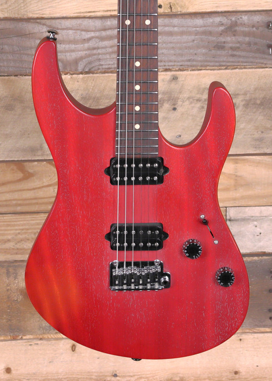 Suhr 2015 Modern Satin HH Electric Guitar Trans Cherry Satin w/ Case "Excellent Condition"