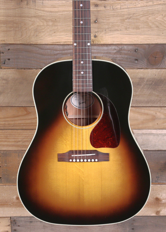Gibson J-45 Standard Acoustic/Electric Guitar Vintage Sunburst w. Case