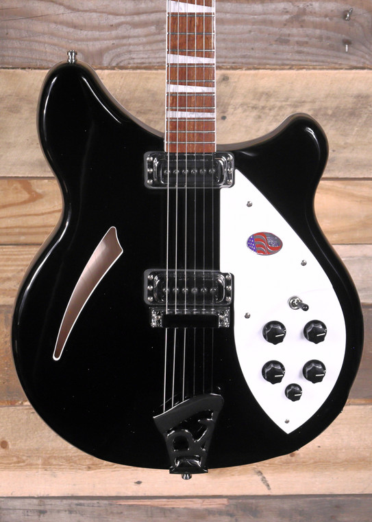 Rickenbacker 360 Semi-Hollowbody Electric Guitar Jetglo Special Sale Price Until 8-31-26
