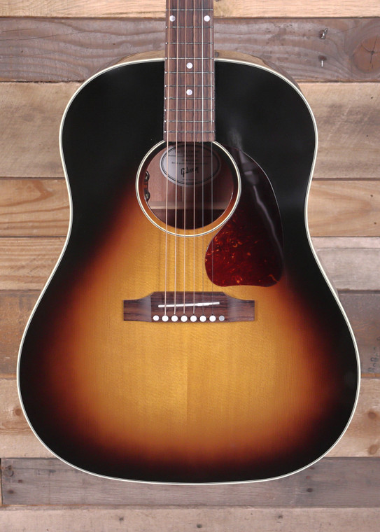 Gibson J-45 Standard Acoustic/Electric Guitar Vintage Sunburst w. Case