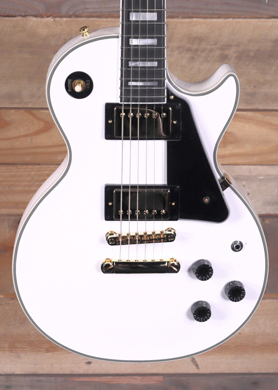 Epiphone IGC Les Paul Custom Electric Guitar Alpine White w/ Case