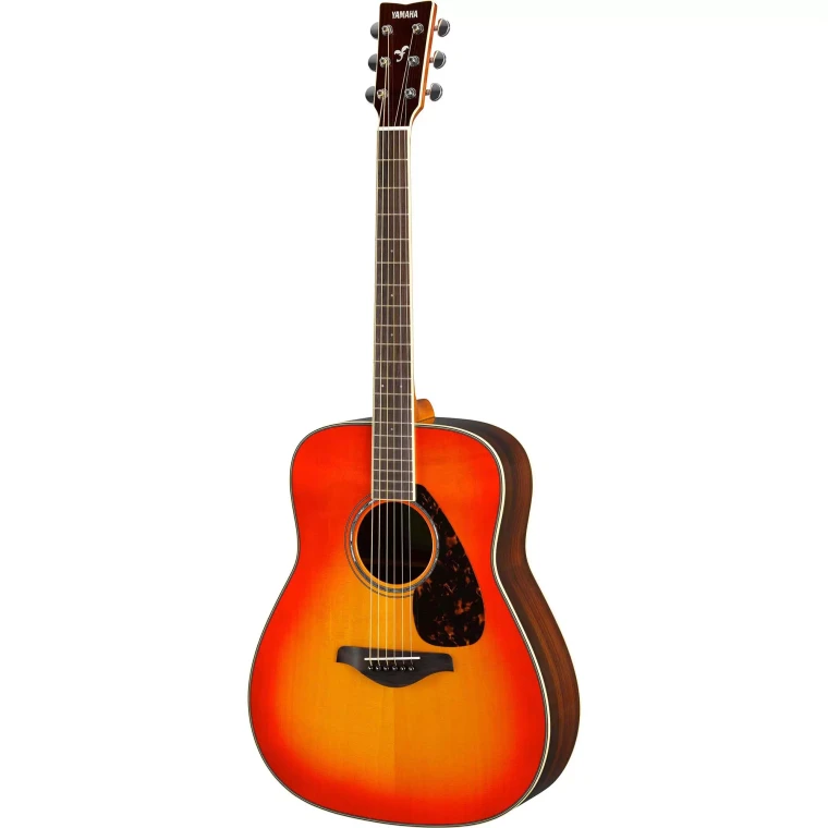 Yamaha FG830 Dreadnought Acoustic Guitar - Autumn Burst (Solid Spruce Top) - 1