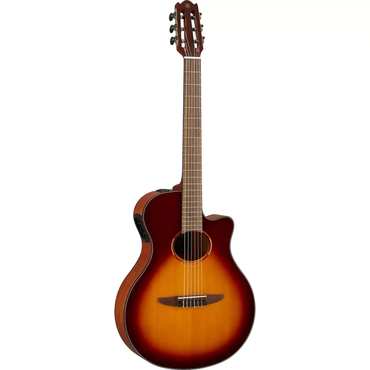 Yamaha NTX1 Cutaway Acoustic-Electric Nylon-String Guitar - Brown Sunburst - 1