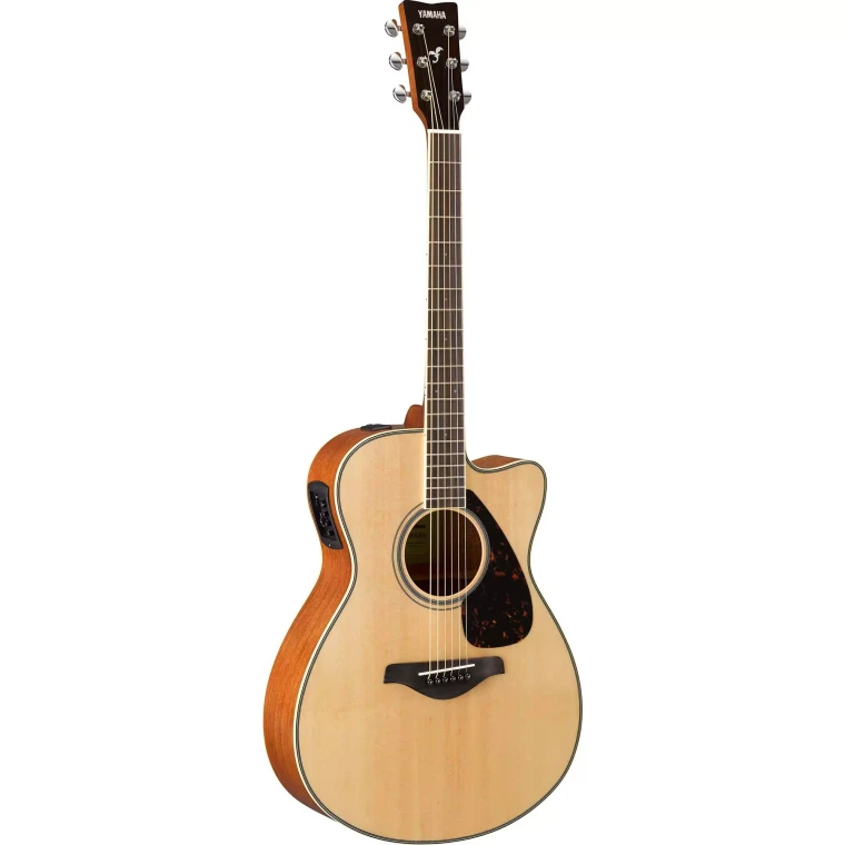Yamaha FSX820C Concert Cutaway Acoustic-Electric Guitar - Natural - 1