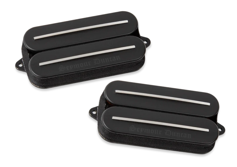 Seymour Duncan Black Winter Rails Humbucker Set - Black - 1