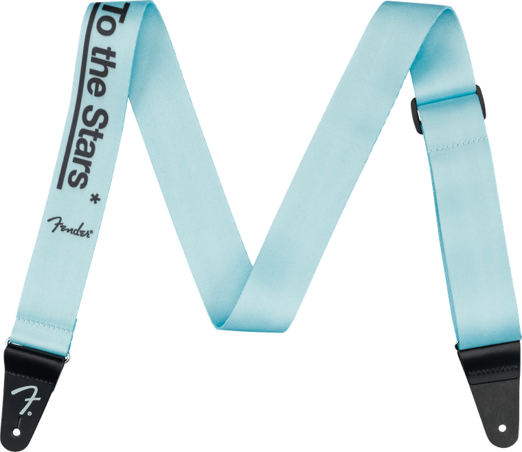 Fender Tom DeLonge To The Stars Straps - Daphne Blue, 2 in. (50.8 mm)