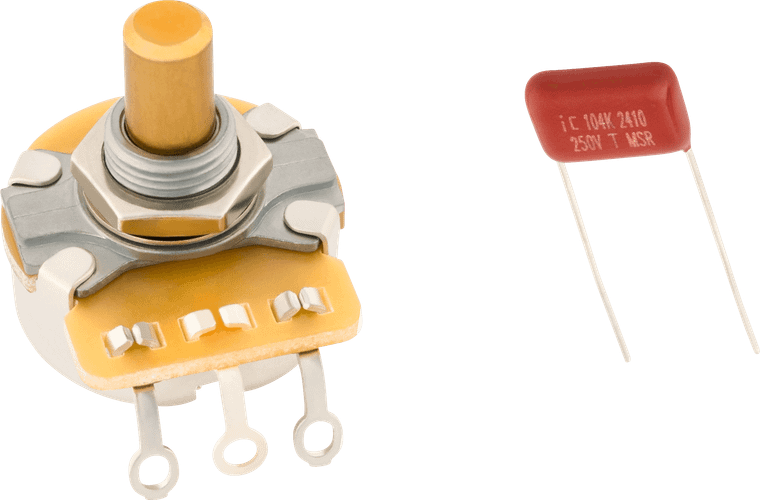 Fender Pure Vintage 250K Solid Shaft Potentiometer (Volume or Tone)