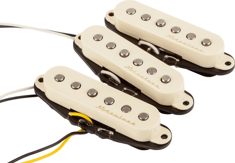 Fender Vintage Noiseless™ Strat® Pickup Set - Aged White, Set