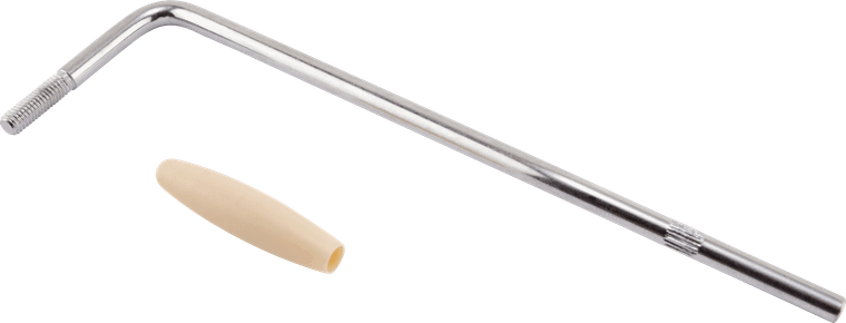 Fender Road Worn® Stratocaster® Tremolo Arm - Chrome with Aged White Tip