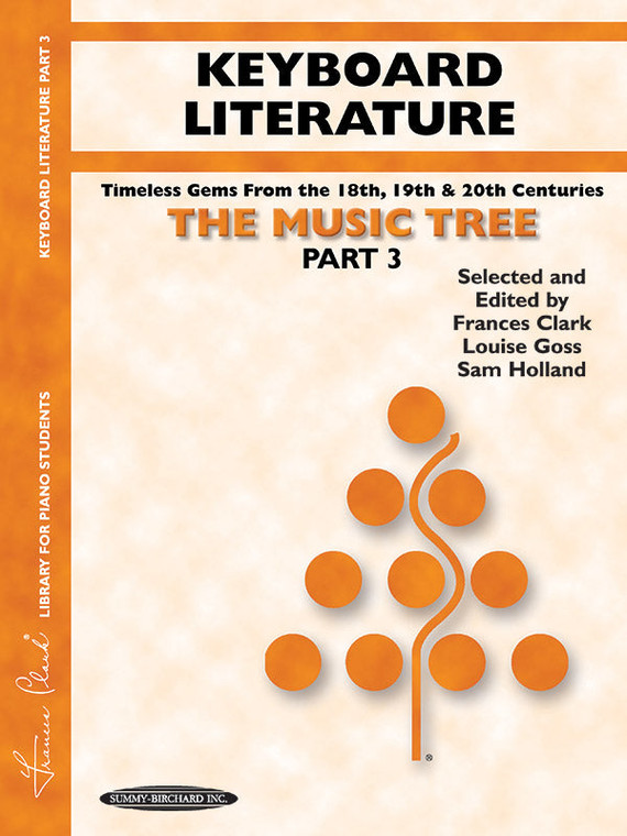 Alfred The Music Tree: Keyboard Literature, Part 3 - Piano Book