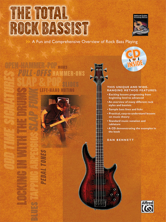 Alfred The Total Rock Bassist - Bass Guitar Book & CD