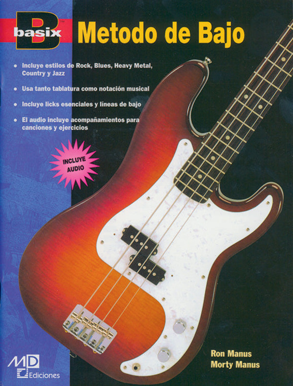Alfred Basix®: Bass Method (Spanish Edition) - Bass Guitar Book & CD