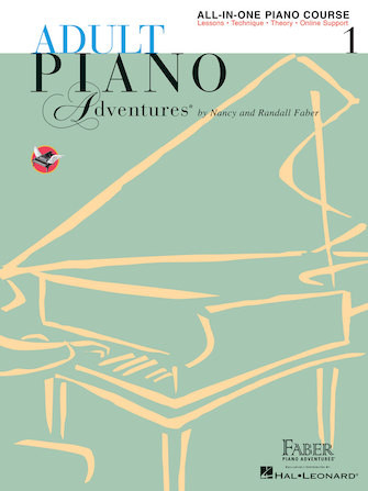 Faber Piano Adventures Adult Piano Adventures All-in-One Piano Course Book 1 - Spiral Bound Book with Media Online