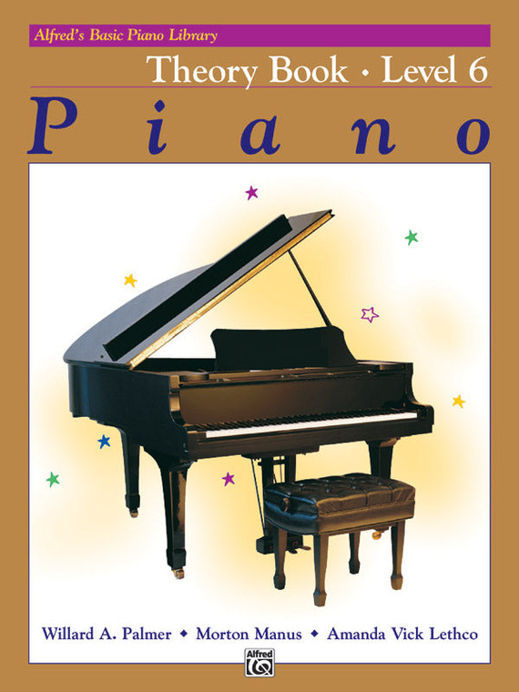Alfred's Basic Piano Library: Theory Book 6 - Piano Book