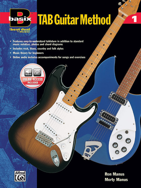 Alfred Basix®: TAB Guitar Method 1 - Guitar Book & Online Audio