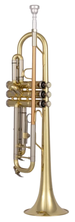 Bach BTR202 Student Bb Trumpet - Lacquer - 1