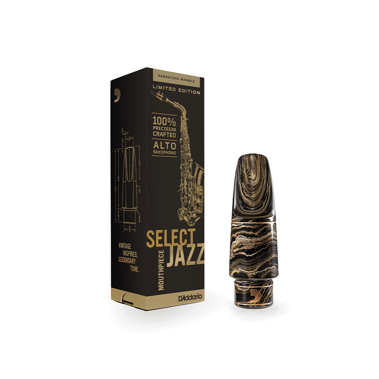 D'Addario Select Jazz Alto Sax Marble Mouthpiece - D6M