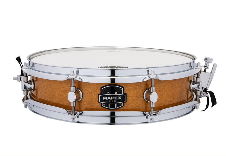 Mapex MPX MPNMP4350CNL Maple/Poplar Hybrid Shell Piccolo Snare Drum, 14 in. x 3.5 in. - Gloss Natural