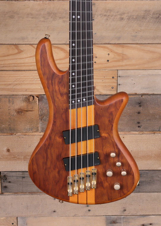 Schecter Stiletto Studio-5 FF 5-String Bass Honey Satin