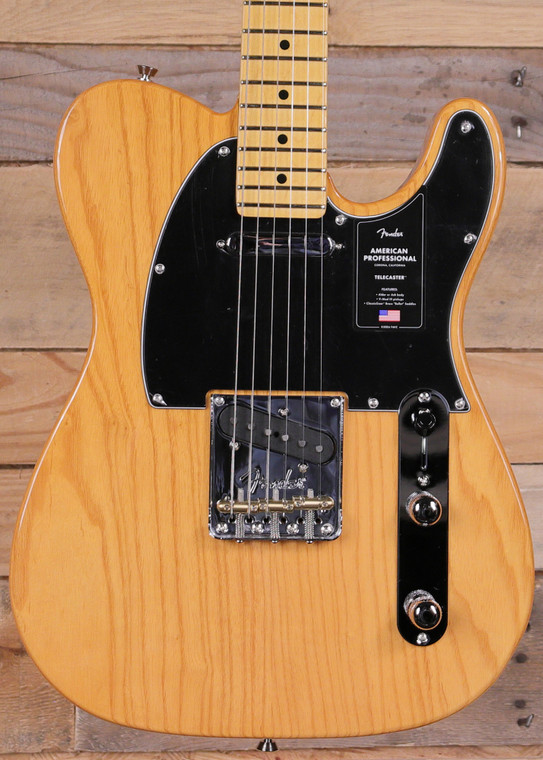 Fender American Professional Telecaster Electric Guitar Natural w/ Case