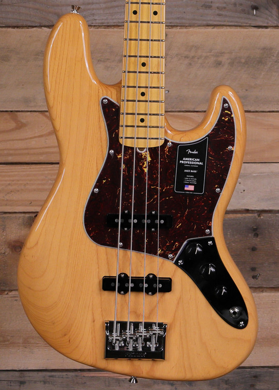 Fender American Professional Jazz Bass Natural w/ Case