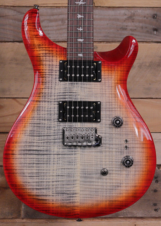 PRS SE Custom 24-08 Electric Guitar Charcoal Cherry Burst w/ Gigbag