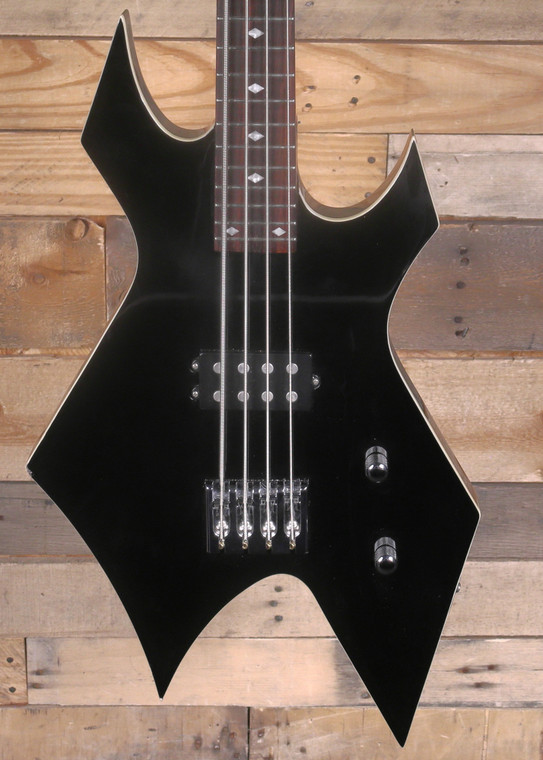 2008 B.C. Rich Revenge Warlock Bass Onyx w/ Case "Good Condition"