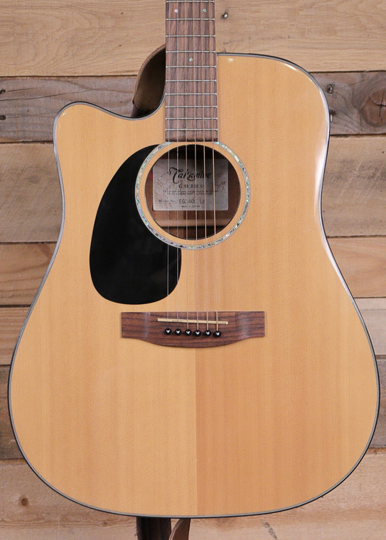 Takamine EG340C Left-Handed Acoustic/Electric Guitar Natural "Good Condition"