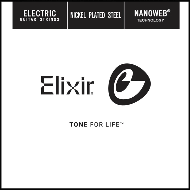 ELIXIR SINGLE STRING -  Electric 042 Nickel Plated