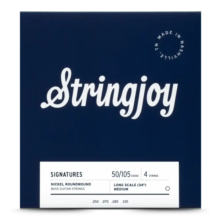 STRINGJOY Signatures Bass 50-105 | Long Scale | Medium - Nickel Wound - String Set