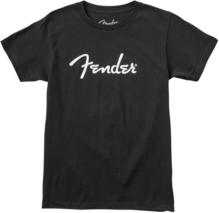 Fender Spaghetti Logo T-Shirt Black - Small