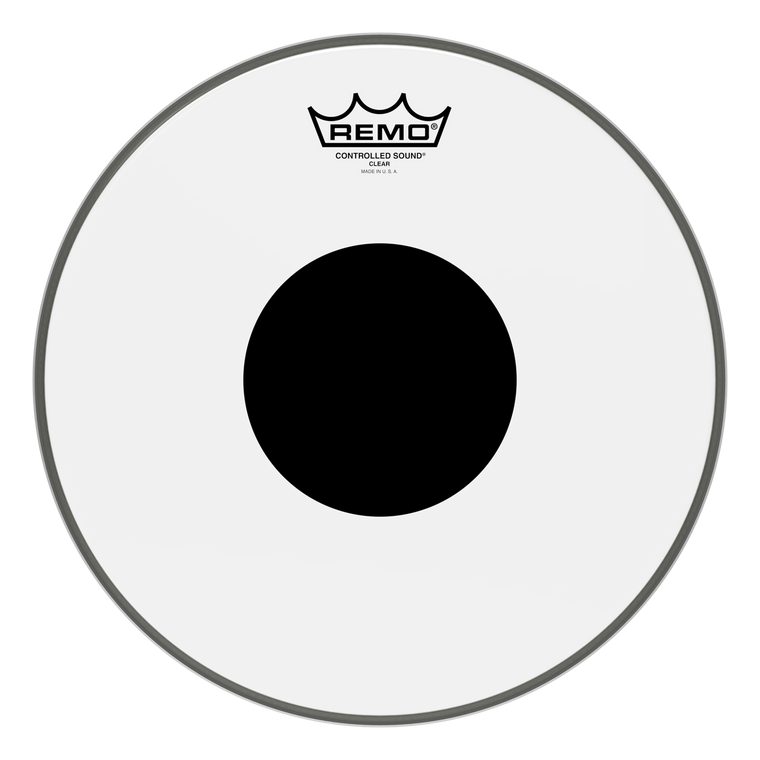 Remo Controlled Sound 12" Clear Black Dot Drumhead