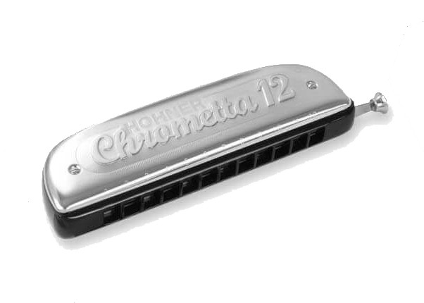 HOHNER　Chrometta 12　中古　　クロマチック ハーモニカ Hohner Chrometta 12 Harmonica - Key of C - Island Music Co