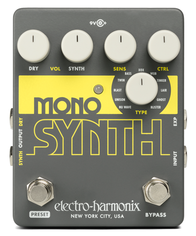 Electro-Harmonix Deluxe Mono Synth Guitar Synthesizer