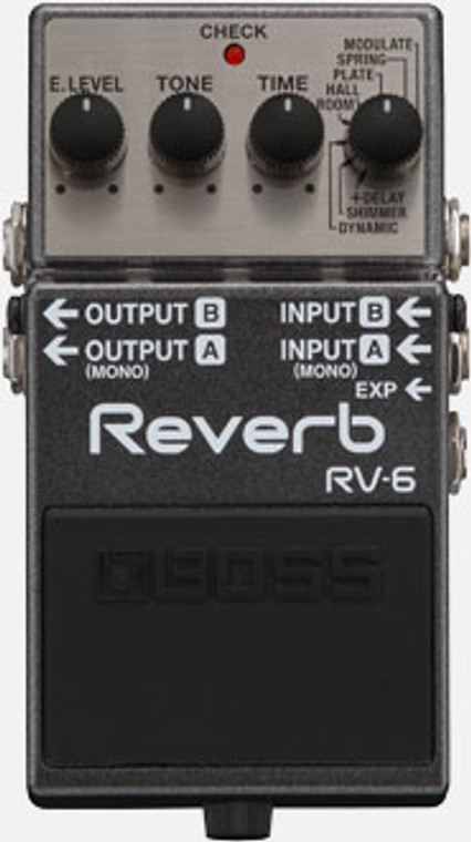 Boss RV-6 Digital Delay/Reverb Guitar Effect Pedal
