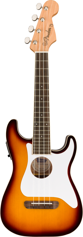 Fender Fullerton Stratocaster Concert Ukulele Sunburst