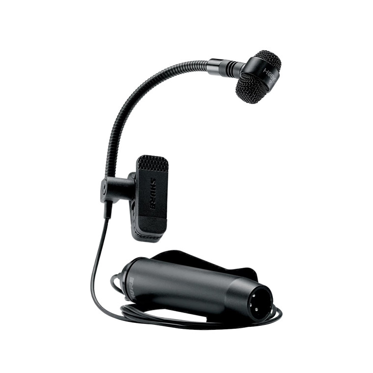 Shure PGA98H Cardioid Condenser Instrument Clip Microphone w/ XLR