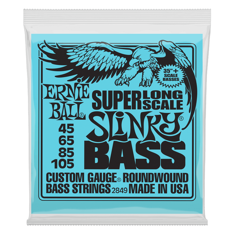 Ernie Ball P02849 Super Long Scale Slinky Bass Strings