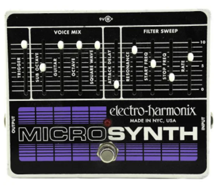 Electro Harmonix Microsynth Analog Guitar Synthesizer Pedal